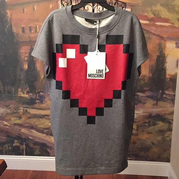 BNWT Love MOSCHINO Oversized Thick T-Shirt
